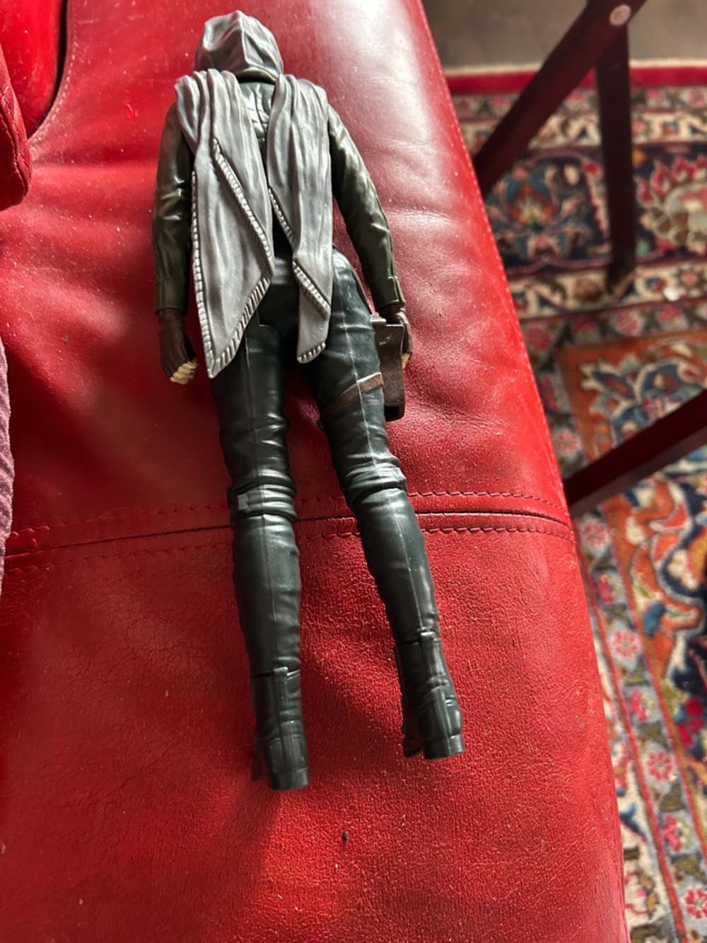 Star Wars Action Figure with Black Boots and Olive Jacket